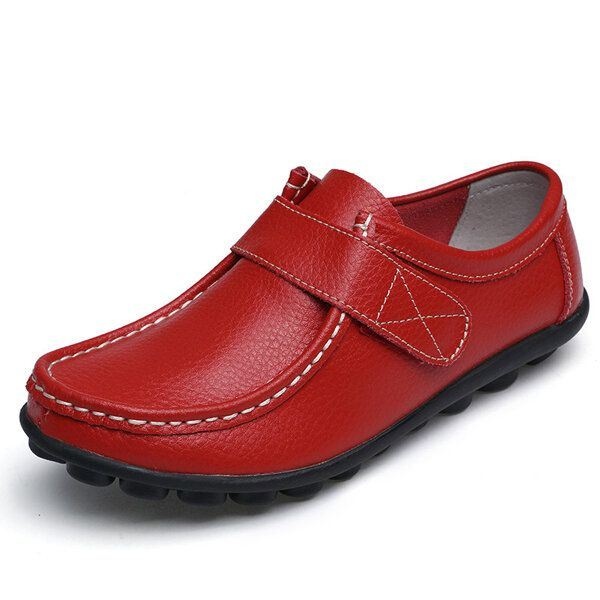 Damskie Buty Na Płaskim Obcasie Slip On Round Toe Outdoor Miękkie Mokasyny