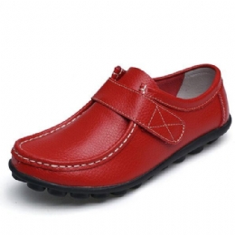 Damskie Buty Na Płaskim Obcasie Slip On Round Toe Outdoor Miękkie Mokasyny