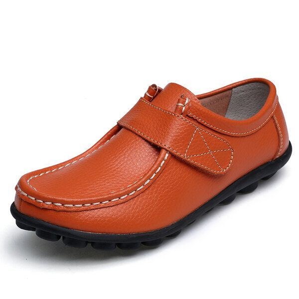 Damskie Buty Na Płaskim Obcasie Slip On Round Toe Outdoor Miękkie Mokasyny