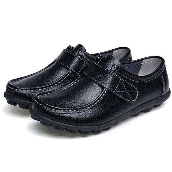 Damskie Buty Na Płaskim Obcasie Slip On Round Toe Outdoor Miękkie Mokasyny