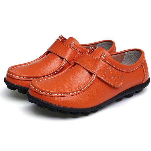 Damskie Buty Na Płaskim Obcasie Slip On Round Toe Outdoor Miękkie Mokasyny