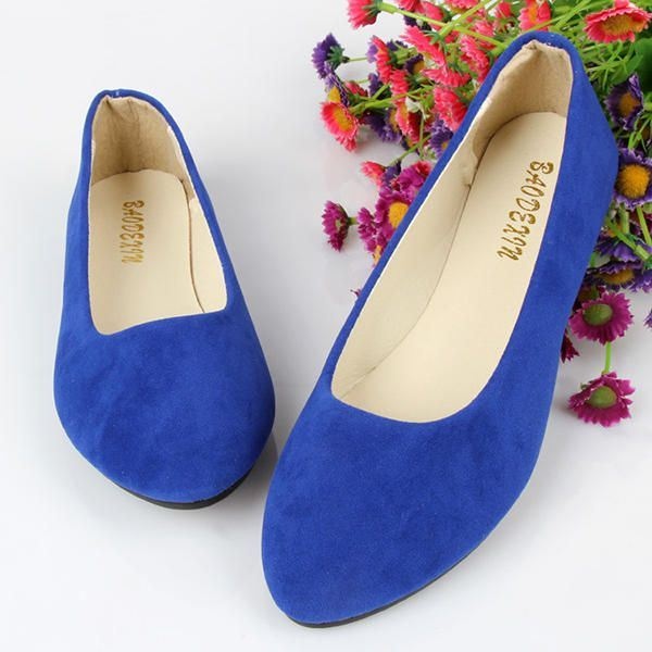 Kobiety Mieszkania Casual Miękkie Wygodne Pointed Toe Slip On Damskie Mokasyny Mieszkania Buty