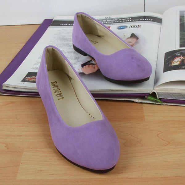 Kobiety Mieszkania Casual Miękkie Wygodne Pointed Toe Slip On Damskie Mokasyny Mieszkania Buty