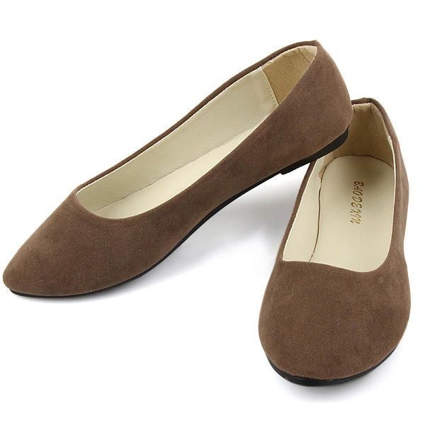 Kobiety Mieszkania Casual Miękkie Wygodne Pointed Toe Slip On Damskie Mokasyny Mieszkania Buty