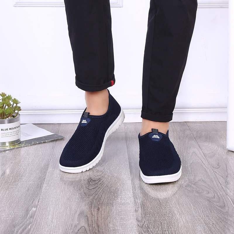 Męskie Oddychające Siatkowe Miękkie Podeszwy Casual Walking Loafers