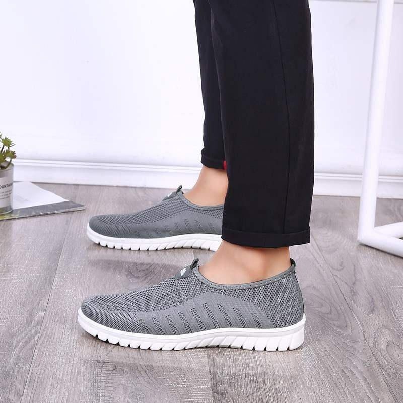 Męskie Oddychające Siatkowe Miękkie Podeszwy Casual Walking Loafers