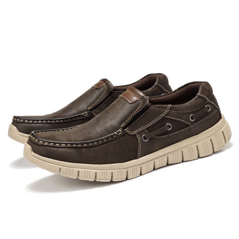 Męskie Wygodne Lekkie Miękkie Podeszwy Slip On Boat Shoes