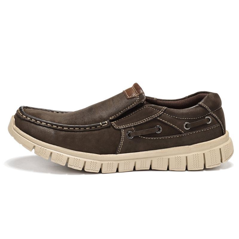 Męskie Wygodne Lekkie Miękkie Podeszwy Slip On Boat Shoes