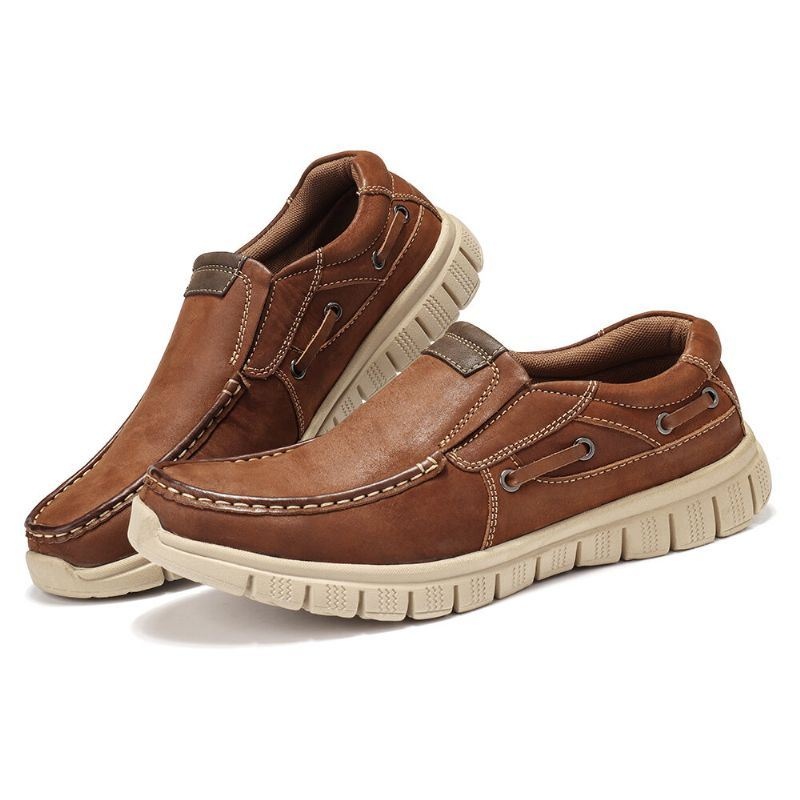 Męskie Wygodne Lekkie Miękkie Podeszwy Slip On Boat Shoes