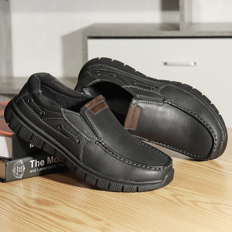 Męskie Wygodne Lekkie Miękkie Podeszwy Slip On Boat Shoes