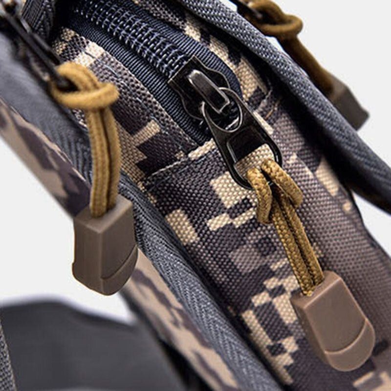 Mężczyźni Nylon Kamuflaż Tactical Outdoor Sport Wielofunkcyjna Wodoodporna Torba Na Talię Torba Na Nogę Torba Na Ramię Do Jazdy Konnej