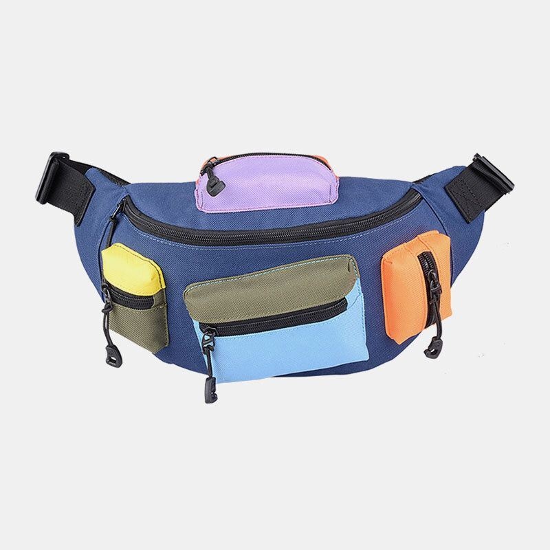 Mężczyźni Oxford Cloth Casual Fashion Multi-pocket Sport Outdoor Waist Bag