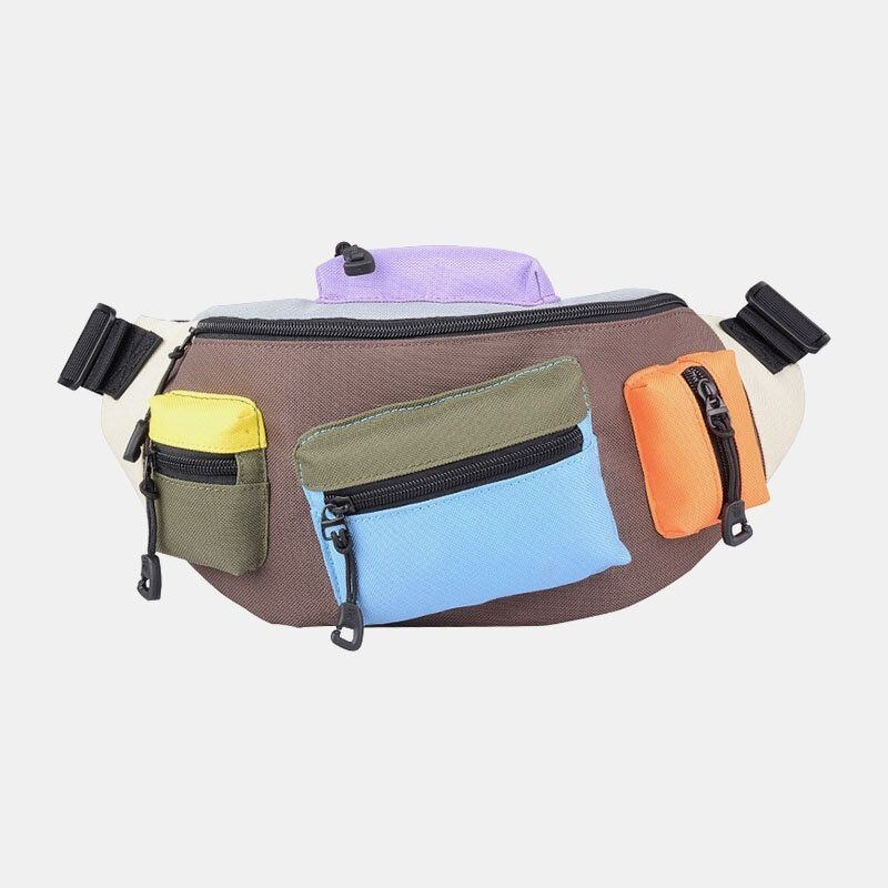 Mężczyźni Oxford Cloth Casual Fashion Multi-pocket Sport Outdoor Waist Bag