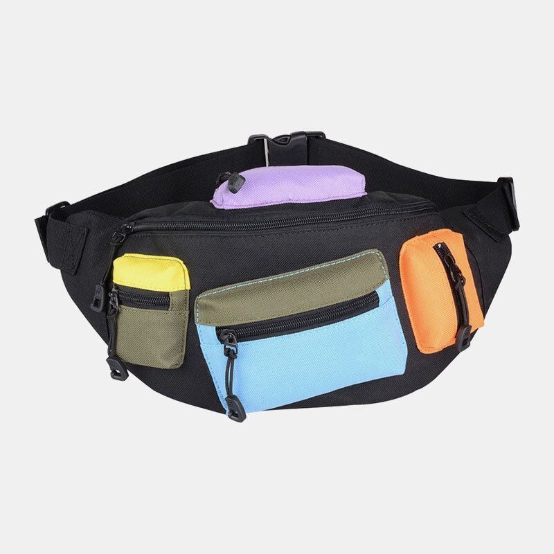 Mężczyźni Oxford Cloth Casual Fashion Multi-pocket Sport Outdoor Waist Bag