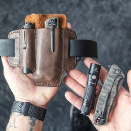 Mężczyźni Prawdziwej Skóry Retro Mini Easy Carry Multitool Organizer Torba Na Sprzęt Torba Na Pasek Torba Na Pasek Z Szlufką Na Pasek