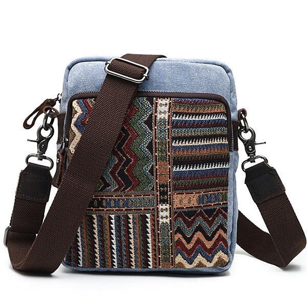 Bernice Kobiety Retro Styl Narodowy Płótno Rozrywka Torba Na Ramię Crossbody