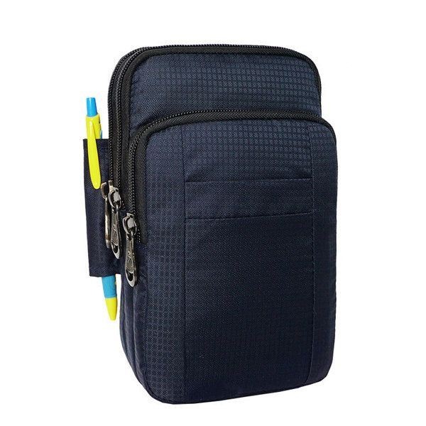 Damska 7-calowa Komórka Wodoodporna Nylonowa Torba Crossbody Outdoor Torba Na Ramię Dla Kobiety Mężczyzna