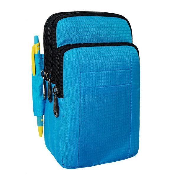 Damska 7-calowa Komórka Wodoodporna Nylonowa Torba Crossbody Outdoor Torba Na Ramię Dla Kobiety Mężczyzna