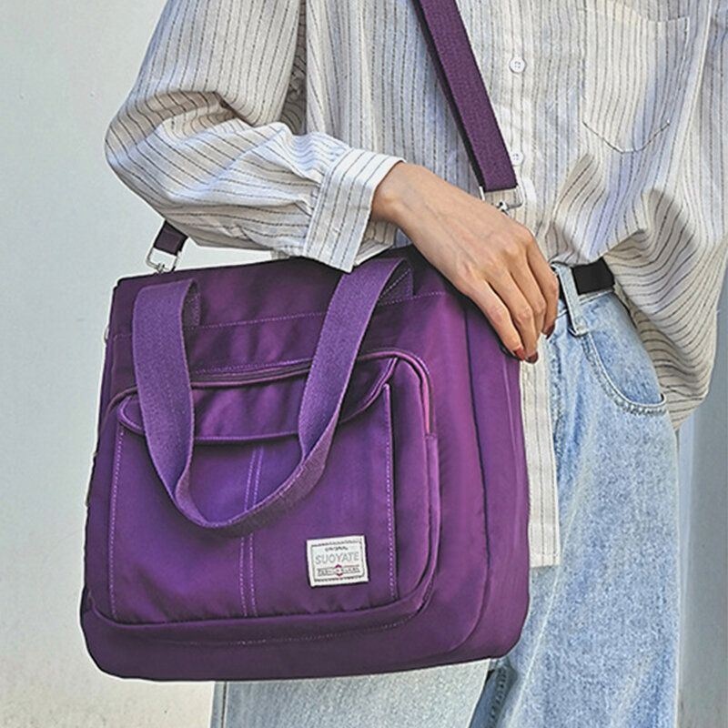 Damska Lekka Torba Na Co Dzień Solidna Torebka O Dużej Pojemności Crossbody Bag