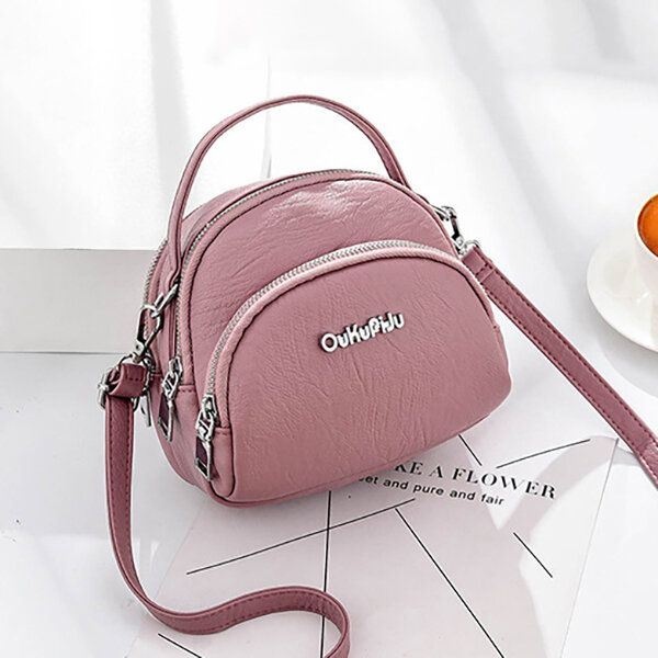 Damska Mini Torba Na Telefon Ze Sztucznej Skóry Multi-slot Retro Crossbody Bag