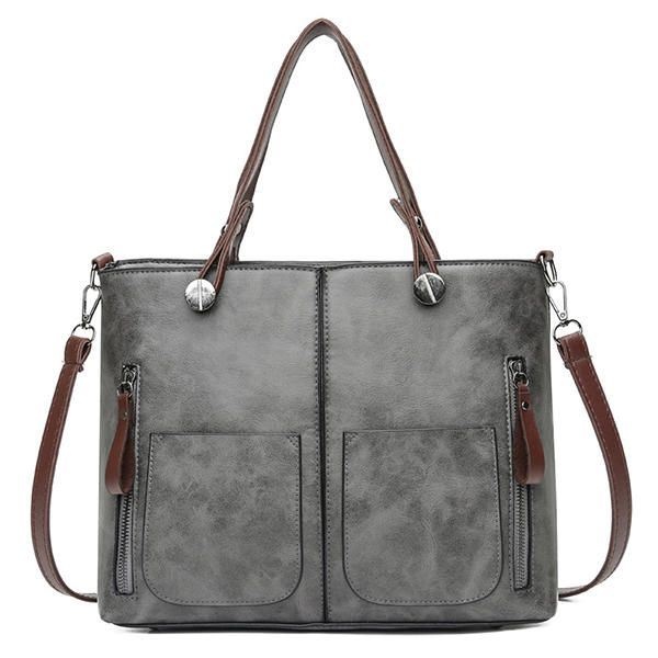 Damska Minimalistyczna Torebka Ze Sztucznej Skóry Crossbody Bag