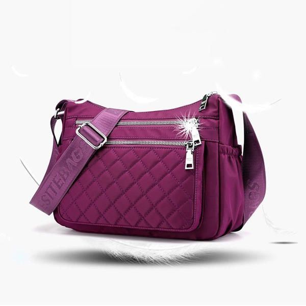 Damska Nylonowa Lekka Wodoodporna Torba Na Ramię Crossbody Bag