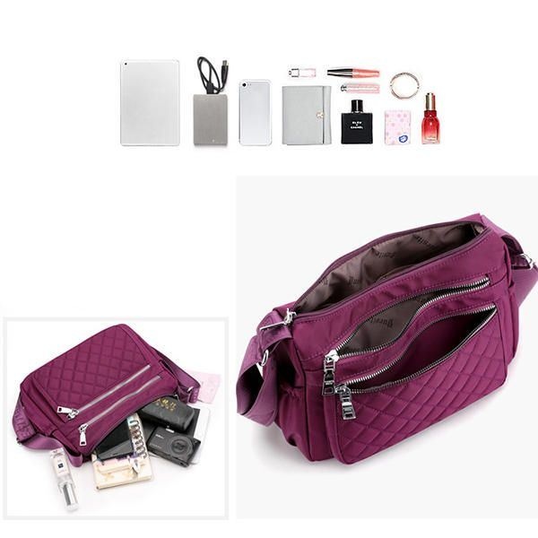 Damska Nylonowa Lekka Wodoodporna Torba Na Ramię Crossbody Bag