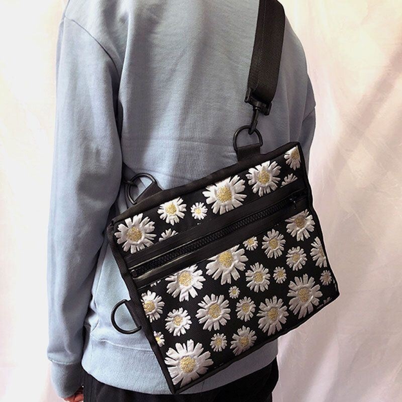 Damska Torba Na Ramię Daisy Casual Flower Nylon Crossbody