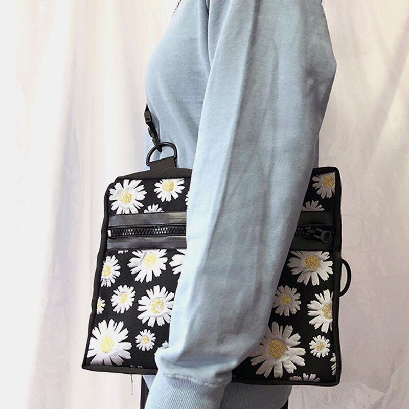 Damska Torba Na Ramię Daisy Casual Flower Nylon Crossbody