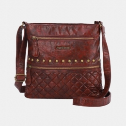 Damska Torba Na Ramię Z Wodoodpornym Sprzętem Argyle Anti-theft Crossbody Bag