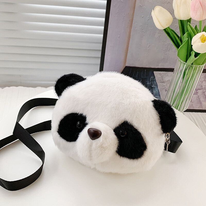 Damska Zima 2022 Dacron Lovely Panda Crossbody Bag