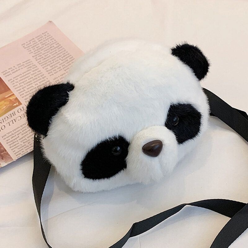 Damska Zima 2022 Dacron Lovely Panda Crossbody Bag