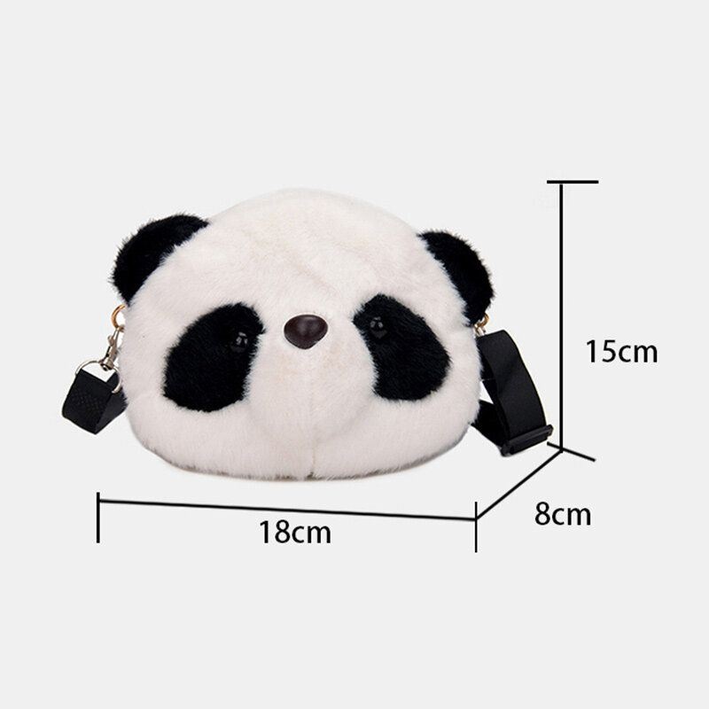 Damska Zima 2022 Dacron Lovely Panda Crossbody Bag