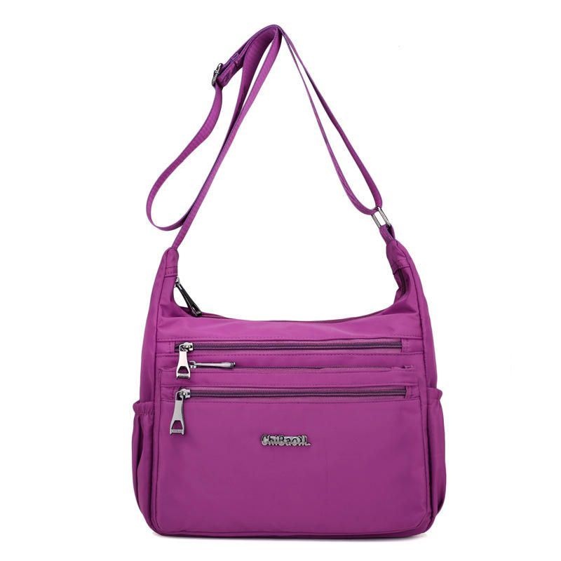 Damskie Nylonowe Lekkie Torby Na Ramię Z Wieloma Kieszeniami Torba Crossbody