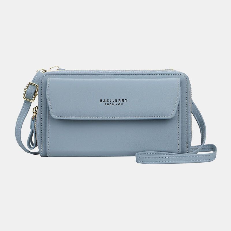 Kobiety 12 Miejsc Na Karty Torba Na Telefon O Dużej Pojemności Torba Crossbody