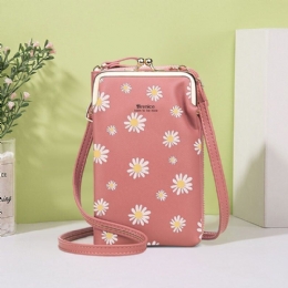 Kobiety 13 Miejsc Na Karty Torba Na Telefon Daisy Crossbody Torba Na Ramię