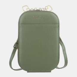 Kobiety 4 Gniazda Na Karty 6.5-calowa Torba Na Telefon Owalna Torba Crossbody Bag