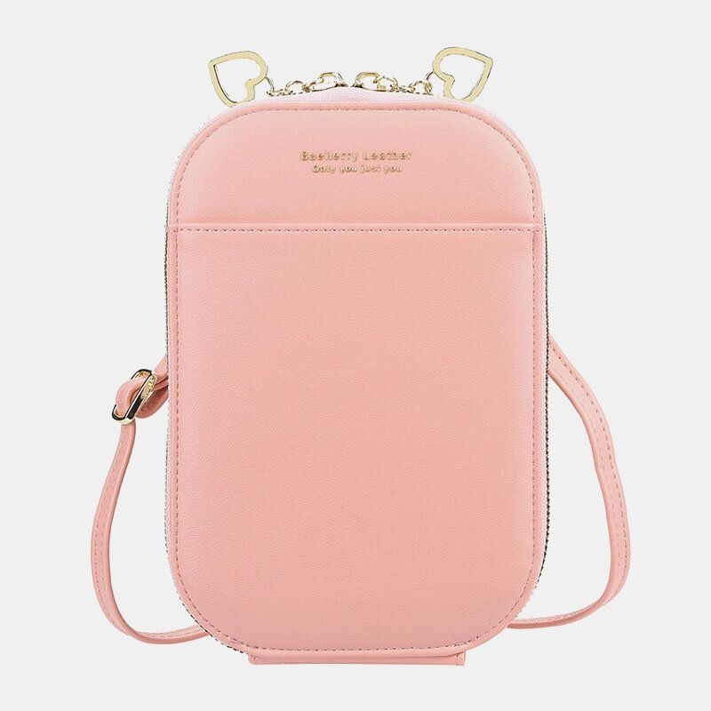 Kobiety 4 Gniazda Na Karty 6.5-calowa Torba Na Telefon Owalna Torba Crossbody Bag