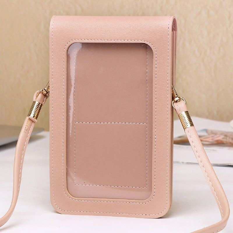 Kobiety 6.3 Calowy Ekran Dotykowy Torba Crossbody Torba Na Telefon Torba Na Ramię