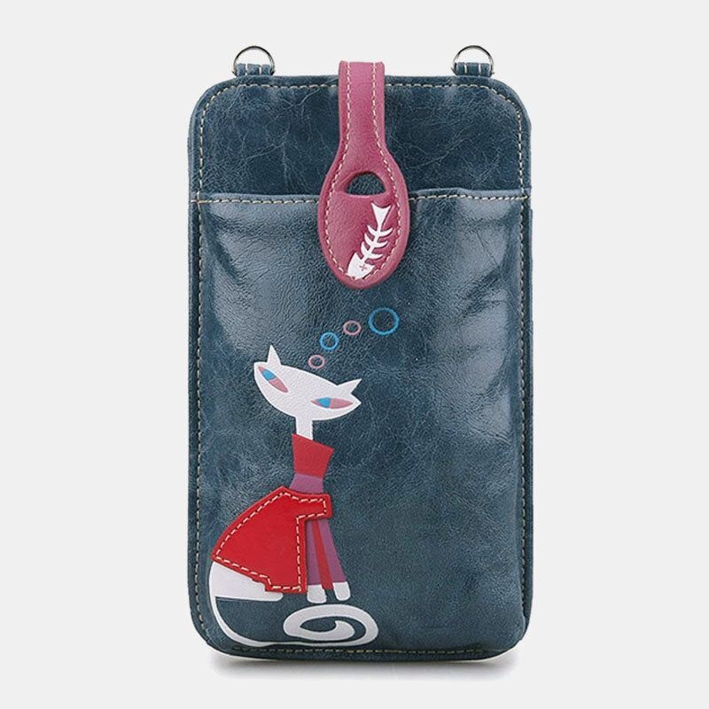 Kobiety Casual Fashion Beauty Cat Pattern Torba Na Ramię Crossbody Torba Na Zewnątrz