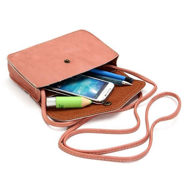 Kobiety Hasp Mini Torby Na Ramię Pu Skórzane Torby Na Telefon Etui Crossbody Torby