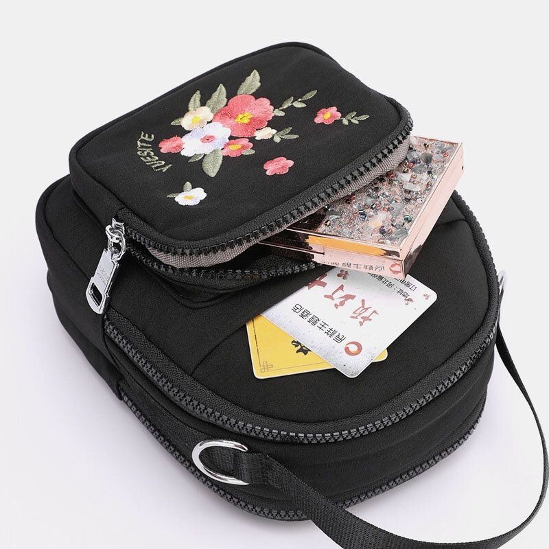 Kobiety Moda Haft Torba Na Ramię Torba Crossbody