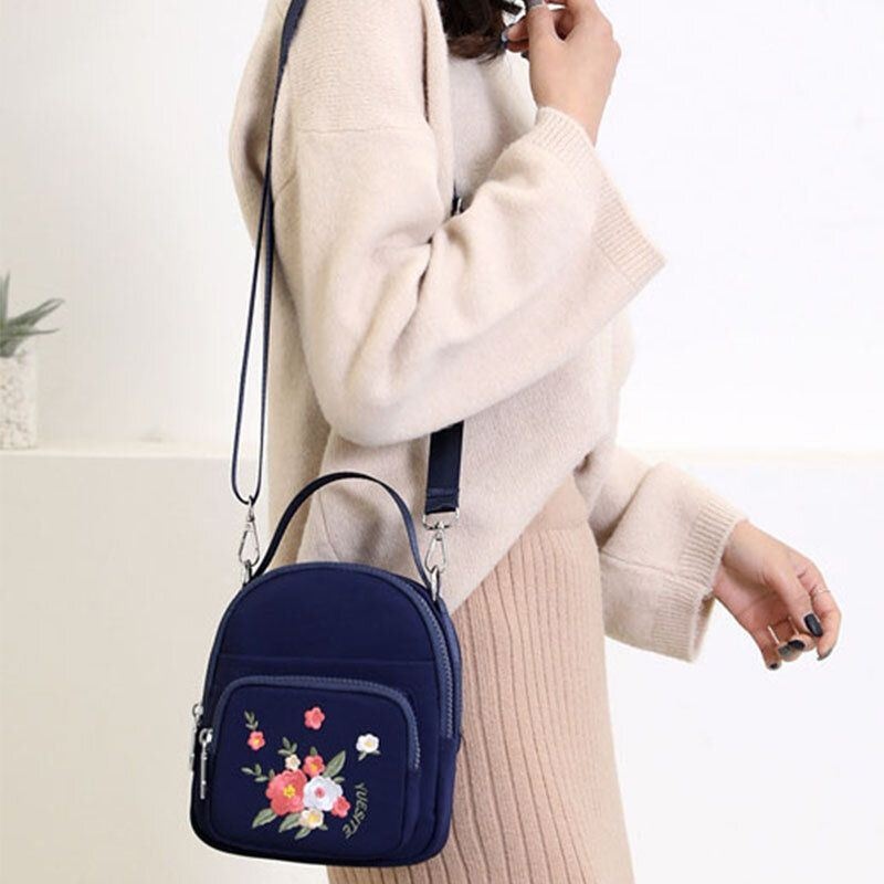 Kobiety Moda Haft Torba Na Ramię Torba Crossbody