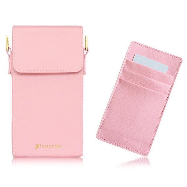 Kobiety Pu Hasp Torby Na Ramię Mini Torby Crossbody 6 Cal Etui Na Telefon Dla Iphone 6 S Plus Samsung Huawei