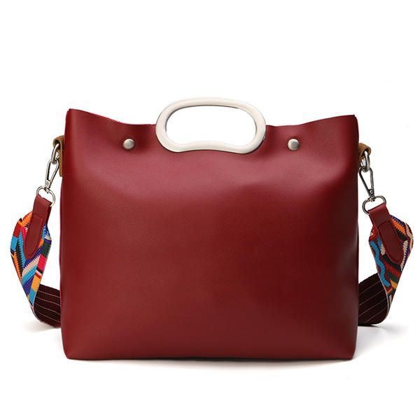 Kobiety Pu Skórzana Torba Crossbody Dorywczo Torba Crossbody Pakiet Obrazów