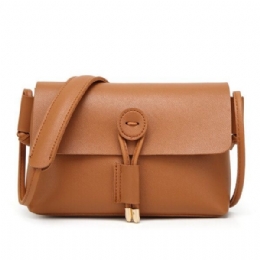 Kobiety Pu Skórzane Torby Na Ramię Klamki W Stylu Vintage Klapki Torby Crossbody Messenger Torby