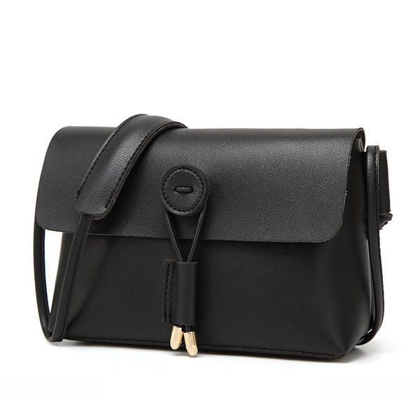 Kobiety Pu Skórzane Torby Na Ramię Klamki W Stylu Vintage Klapki Torby Crossbody Messenger Torby