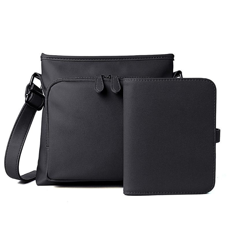 Kobiety Solidne Wielofunkcyjne Gniazda Na Karty Muti 2 Sztuki Torba Na Ramię Crossbody