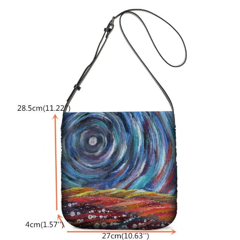 Kobiety Starry Sky Kolorowe Diy Lamb Hair Bag Crossbody Bag