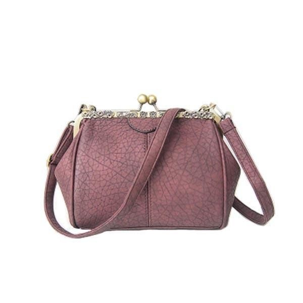 Kobiety Vintage Hasp Torby Wiadro Pu Skórzana Torba Na Ramię Torba Crossbody